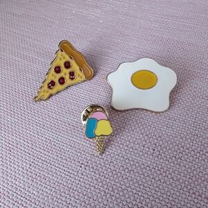 Enamel pin set